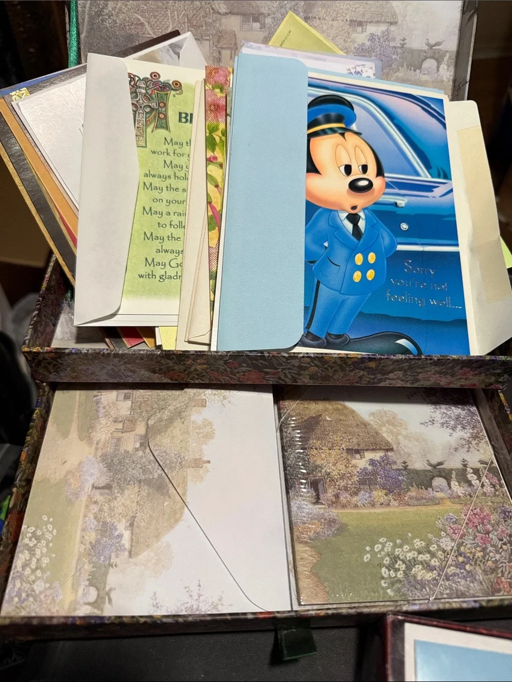 Harry Potter, Disney, Christmas Assorted Cards and Other Items.